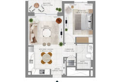 1 bedroom apartment